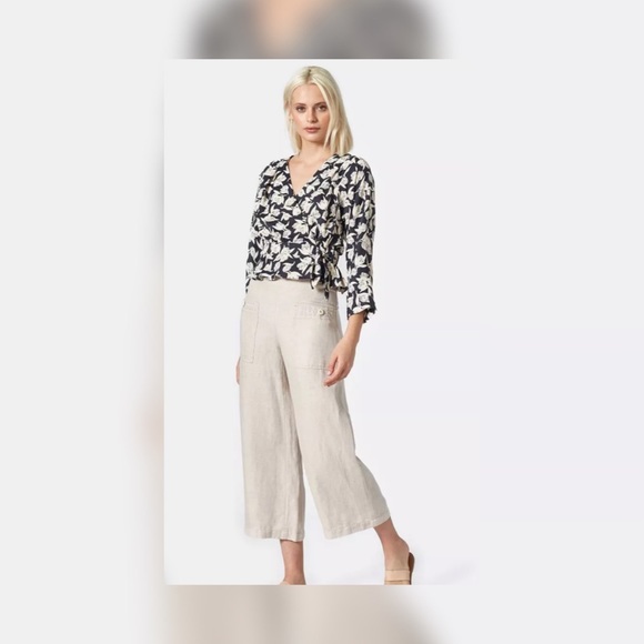 Joie Ainslee B Wrap Floral Top - Picture 6 of 6